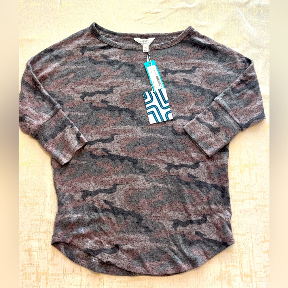 The Market & Spruce (Stitch Fix) Paulsen Brushed Knit Top size Medium